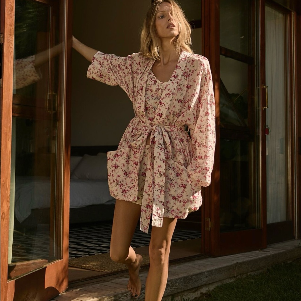 Zara Floral Cotton Top